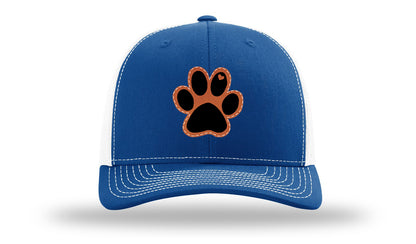 Paw Love Leather Patch Richardson 112 Hat-Royal / White