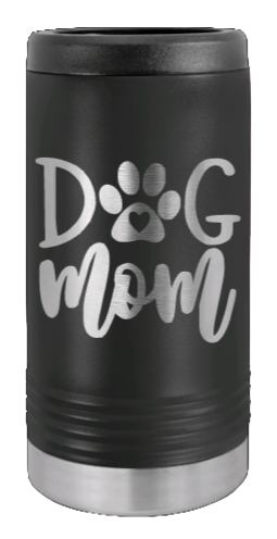 Dog Mom Laser Engraved Slim Can Insulated Koosie