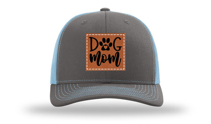 Dog Mom Leather Patch Richardson 112 Hat