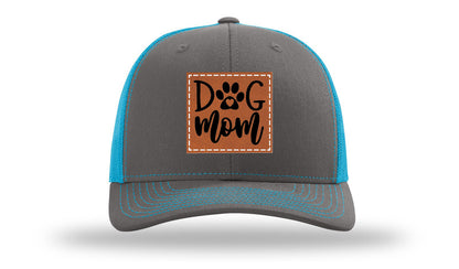 Dog Mom Leather Patch Richardson 112 Hat