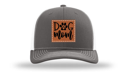 Dog Mom Leather Patch Richardson 112 Hat
