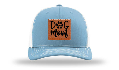 Dog Mom Leather Patch Richardson 112 Hat