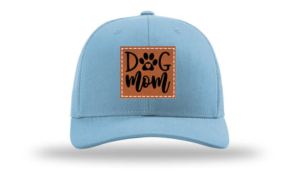 Dog Mom Leather Patch Richardson 112 Hat