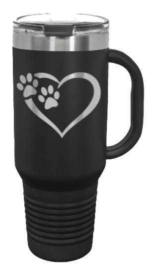 Puppy Love 40oz Handle Mug Laser Engraved