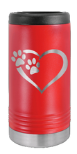 Load image into Gallery viewer, Puppy Love Laser Engraved Slim Can Insulated Koosie
