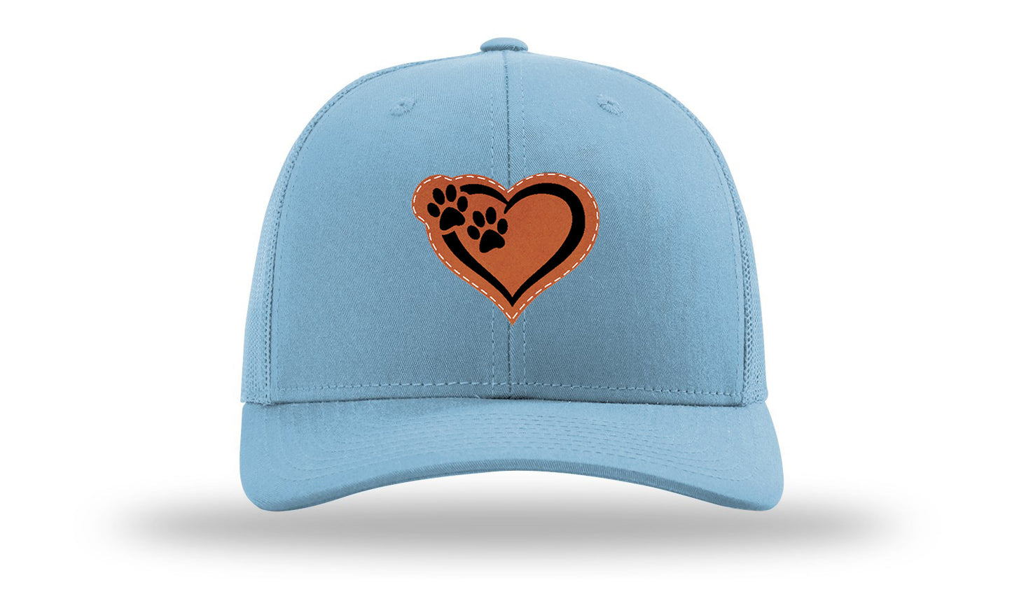 Puppy Love Leather Patch Richardson 112 Hat-Columbia Blue