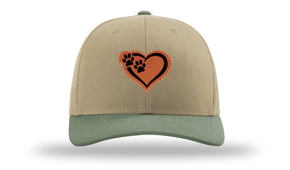 Puppy Love Leather Patch Richardson 112 Hat-Khaki / Loden - CMB
