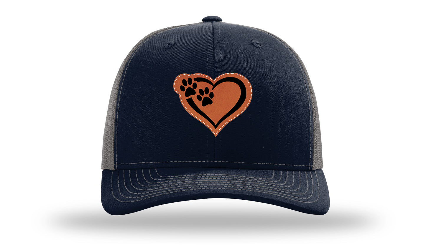 Puppy Love Leather Patch Richardson 112 Hat-Navy /  Khaki
