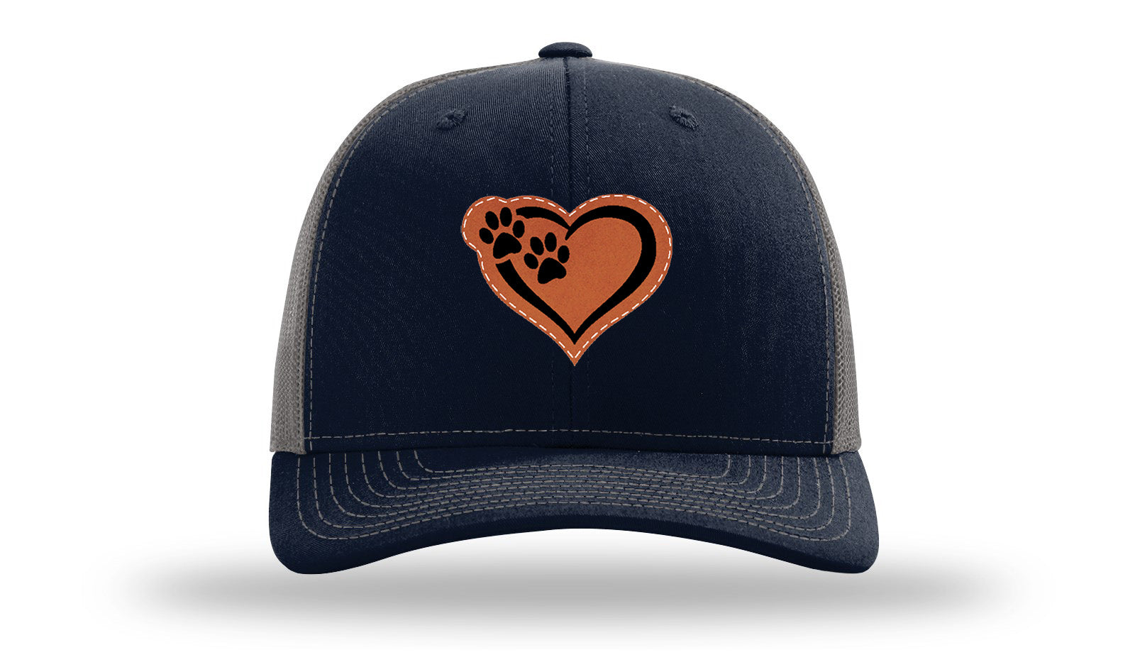 Puppy Love Leather Patch Richardson 112 Hat-Navy /  Khaki