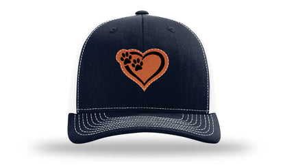 Puppy Love Leather Patch Richardson 112 Hat-Navy / White