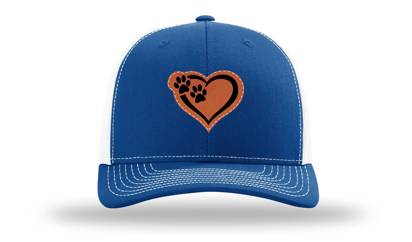 Puppy Love Leather Patch Richardson 112 Hat-Royal / White