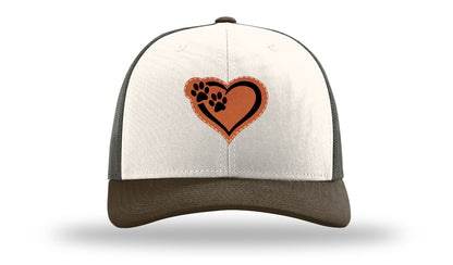 Puppy Love Leather Patch Richardson 112 Hat-Cream / Gray Brown / Brown