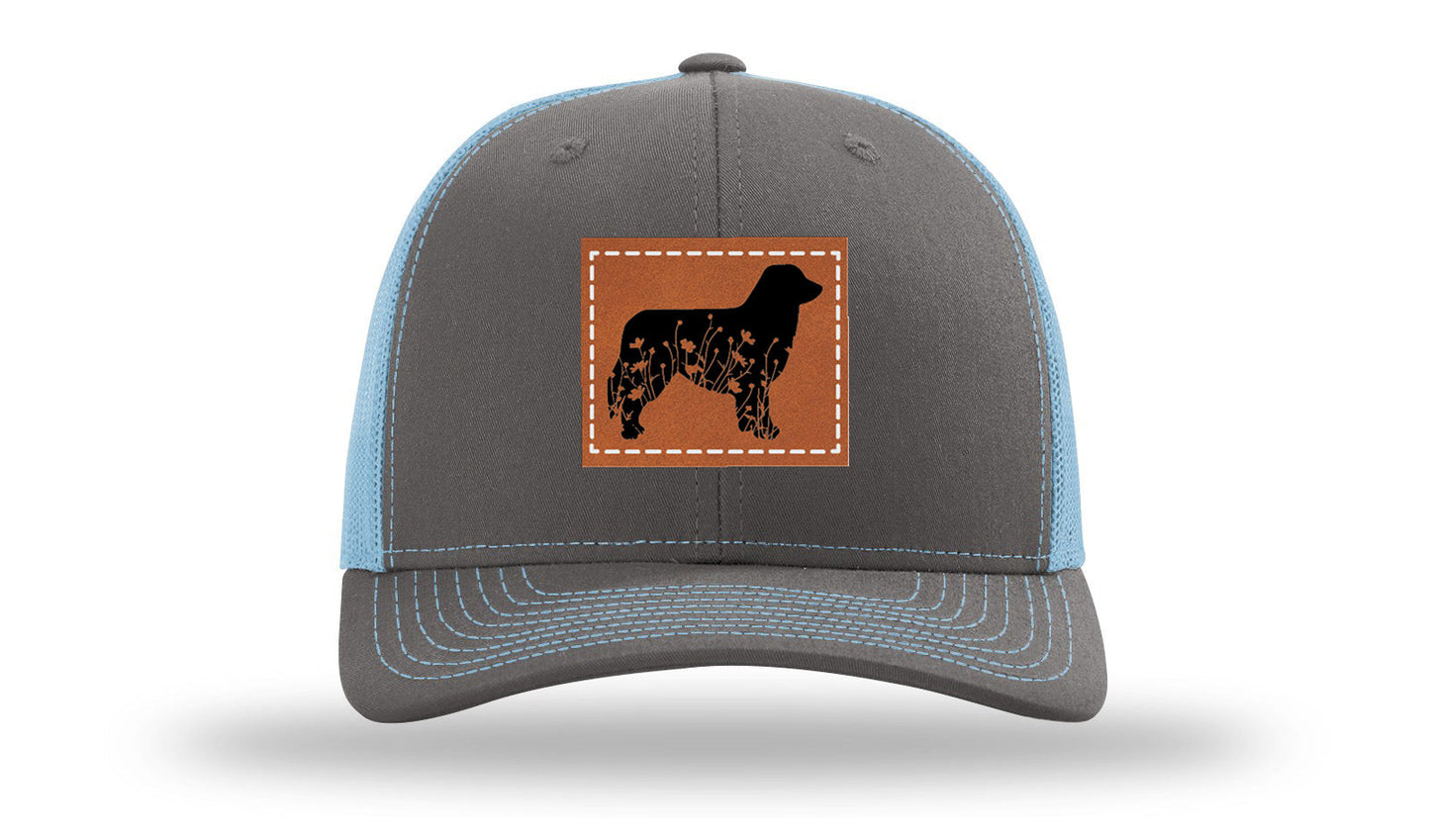 Aussie Flowers Leather Patch Richardson 112 Hat