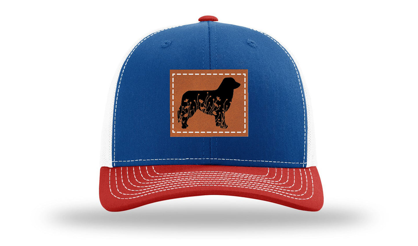 Aussie Flowers Leather Patch Richardson 112 Hat