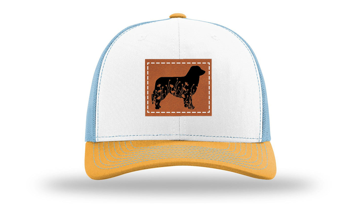 Aussie Flowers Leather Patch Richardson 112 Hat