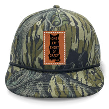 Load image into Gallery viewer, One Cat Short of Crazy Leather Patch LOST Hat Co.
