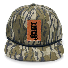 Load image into Gallery viewer, One Cat Short of Crazy Leather Patch LOST Hat Co.
