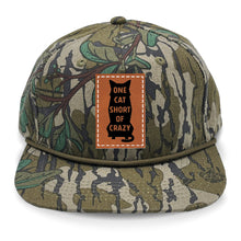 Load image into Gallery viewer, One Cat Short of Crazy Leather Patch LOST Hat Co.

