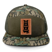 Load image into Gallery viewer, One Cat Short of Crazy Leather Patch LOST Hat Co.
