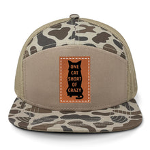 Load image into Gallery viewer, One Cat Short of Crazy Leather Patch LOST Hat Co.

