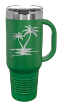 Load image into Gallery viewer, Palm Trees 1 40oz Handle Mug Laser Engraved
