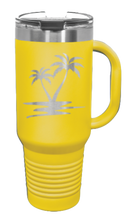 Load image into Gallery viewer, Palm Trees 1 40oz Handle Mug Laser Engraved
