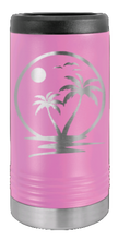 Load image into Gallery viewer, Palm Trees 2 Laser Engraved Slim Can Insulated Koosie
