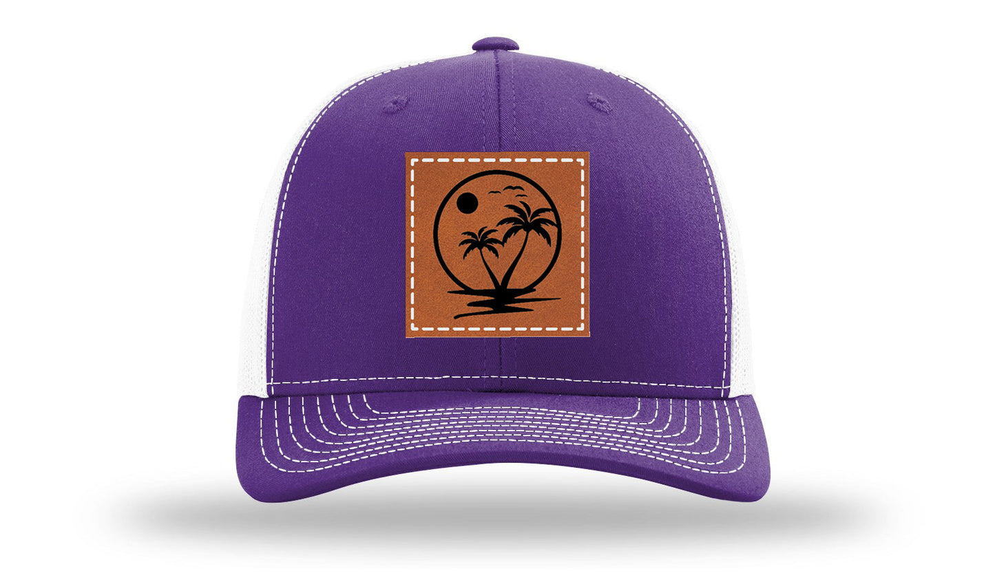Purple / White