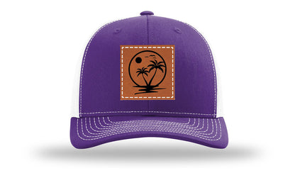 Purple / White