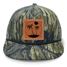 Load image into Gallery viewer, Palm Trees 3 Leather Patch LOST Hat Co.
