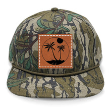 Load image into Gallery viewer, Palm Trees 3 Leather Patch LOST Hat Co.
