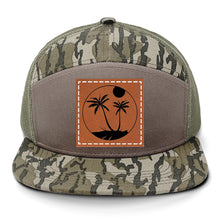 Load image into Gallery viewer, Palm Trees 3 Leather Patch LOST Hat Co.
