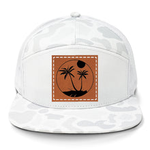 Load image into Gallery viewer, Palm Trees 3 Leather Patch LOST Hat Co.
