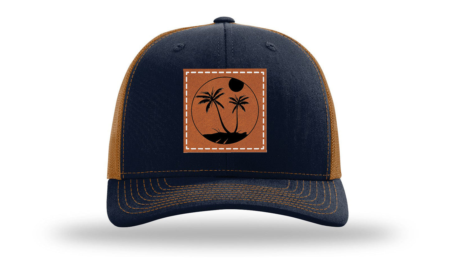 Navy / Caramel