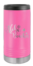 Load image into Gallery viewer, Aloha Beaches Laser Engraved Slim Can Insulated Koosie
