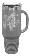 Load image into Gallery viewer, Turtle 40oz Handle Mug Laser Engraved
