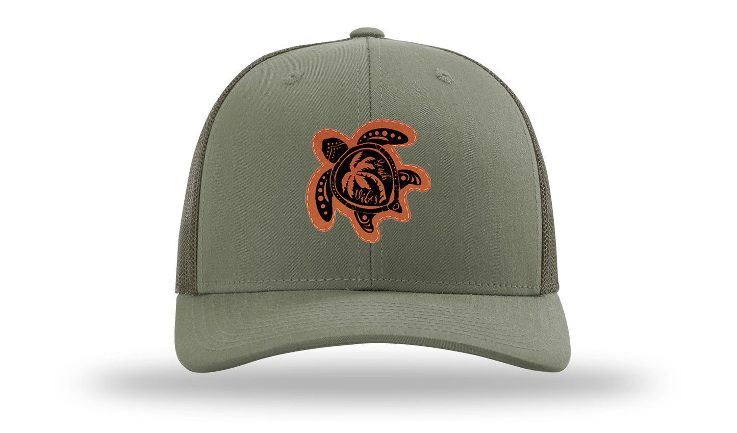 Turtle Leather Patch Richardson 112 Hat-Loden