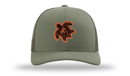 Turtle Leather Patch Richardson 112 Hat-Loden