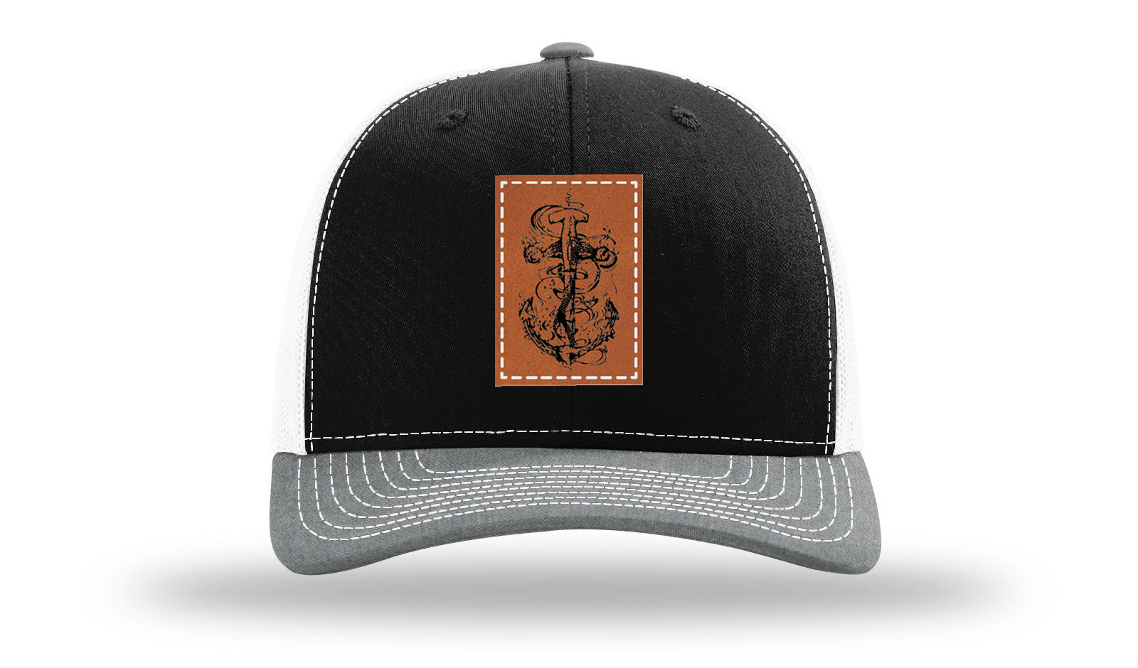 Black / White / Heather Grey