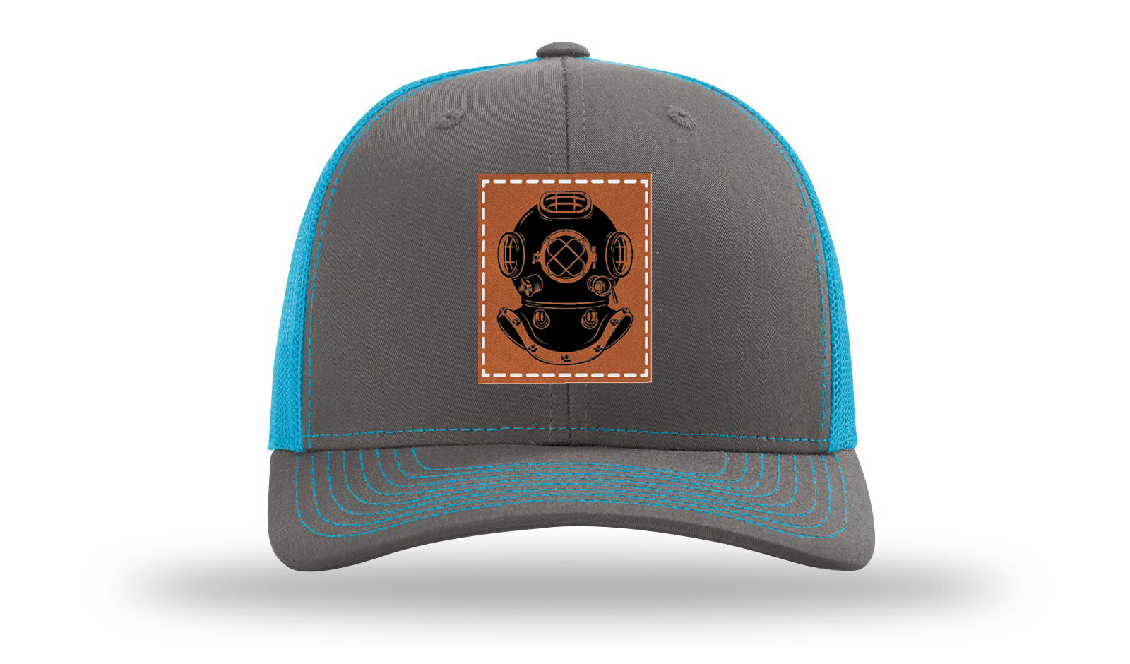 Charcoal / Neon Blue