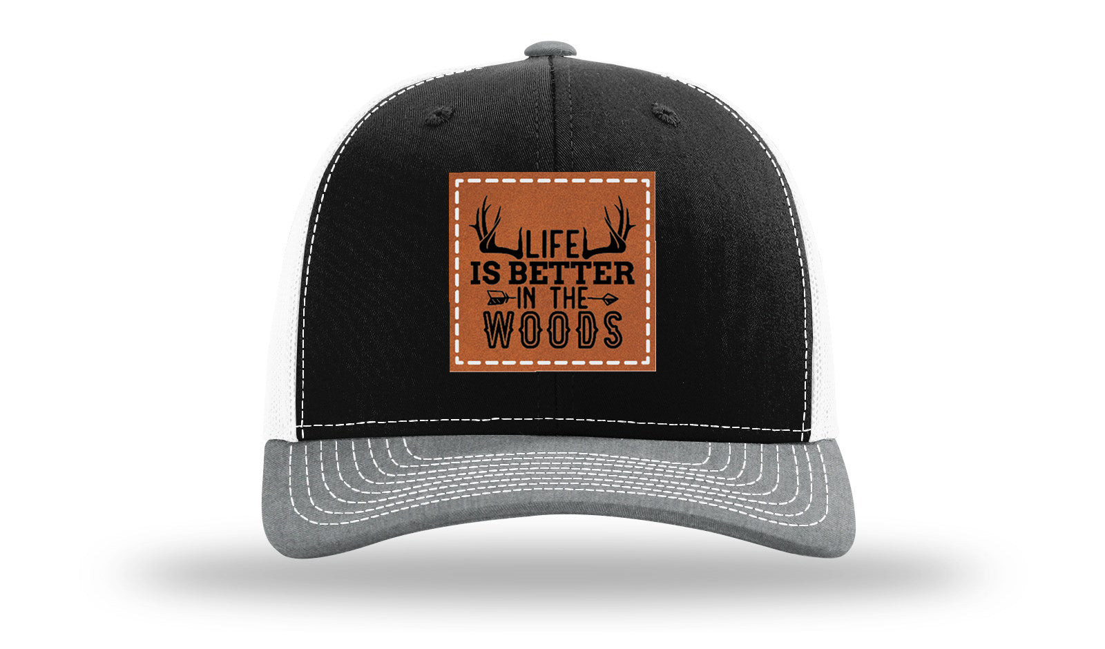 Black / White / Heather Grey