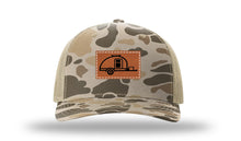 Load image into Gallery viewer, Camper Leather Patch Richardson 112PFP Camo Hat
