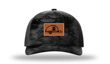 Load image into Gallery viewer, Camper Leather Patch Richardson 112PFP Camo Hat
