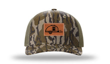 Load image into Gallery viewer, Camper Leather Patch Richardson 112PFP Camo Hat
