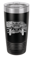 Load image into Gallery viewer, RZR Flag Laser Engraved Tumbler (Etched)
