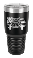 Load image into Gallery viewer, RZR Flag Laser Engraved Tumbler (Etched)
