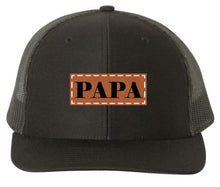 Load image into Gallery viewer, PAPA Leather Patch Richardson 112 Hat
