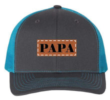 Load image into Gallery viewer, PAPA Leather Patch Hat
