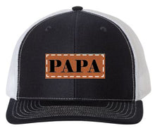 Load image into Gallery viewer, PAPA Leather Patch Hat
