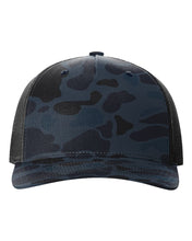 Load image into Gallery viewer, Unvaxxed and Over Taxed Leather Patch Richarson 112 Duck Camo Hat
